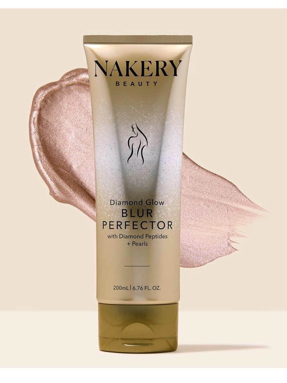 Nakery Beauty Diamond Glow Blur Perfector Hydrating Hyaluronic Acid 6.76 fl oz